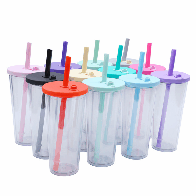 16oz Tapered with Colored Lid