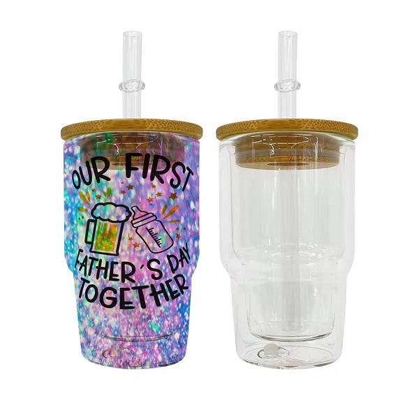 3 oz Snowglobe Shot Glass